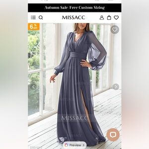 Formal dress bought for wedding and didn’t wear. Brand new